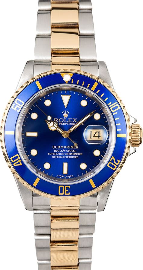 rolex submariner 16613 steel & gold|Rolex 16613 price guide.